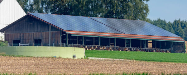 hangar photovoltaïque agricole
